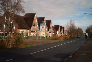 Die neue bummel Meile von Burhave am Deich